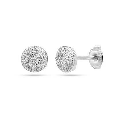 Серьги из серебра куб.циркон., МЦВ800-1