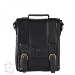 Сумка мужская кожаная 2091-1TR black Tough Ryder