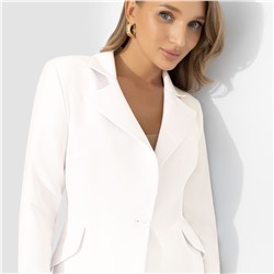 Жакет приталенного силуэта, Шоу-показ (роскошный белый)