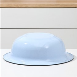 Таз для бани эмалированный, 7 л, 39×12 см, голубой