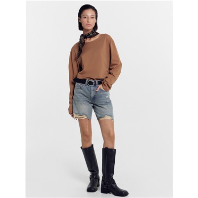 ШОРТЫ ЖЕНСКИЕ ДЖИНСОВЫЕ 2024-DS801-1