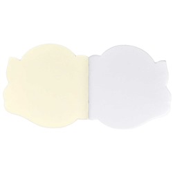 Блокнот фигурный 120х117 мм 30л без линовки "АВОКАДОПЕС" 63037 Феникс