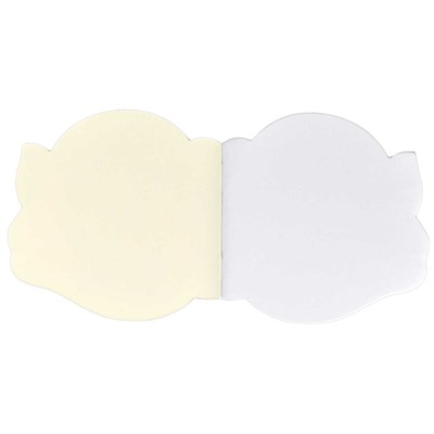 Блокнот фигурный 120х117 мм 30л без линовки "АВОКАДОПЕС" 63037 Феникс