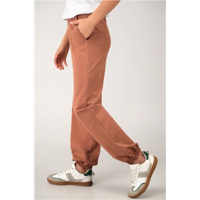 Брюки джоггеры из футера для девочки Happyfox