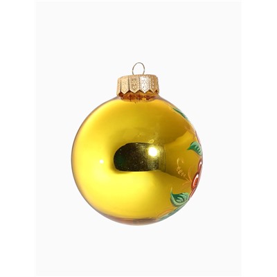 Набор из 4-х ёлочных шаров d=10 см «Блики счастья»