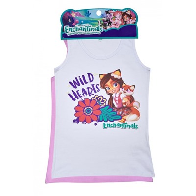 Комплект маек 22481 Enchantimals (2 шт.) (Розовый_белый)