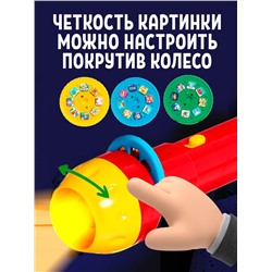 Игровой набор с проектором и книгами «Новогодний проектор. Лошадь», свет, 3 сказки