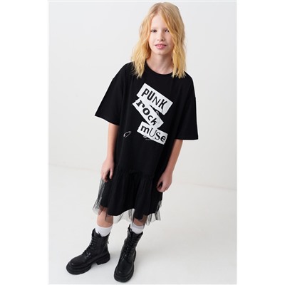 Платье трикотажное для девочек PLAYTODAY, 1240054