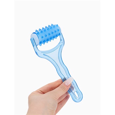 Массажёр - роллер, с шипами, 19×9×3.5 см, универсальный, МИКС