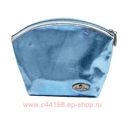 Scarlett Косметичка женская голубая на молнии 147х70х155 мм BG17 L -R467