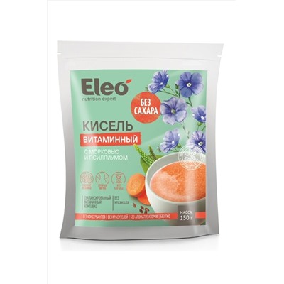 Кисель льняной "витаминный" с морковью и псиллиумом 150г ЭКОПРОДУКТЫ, 1182334