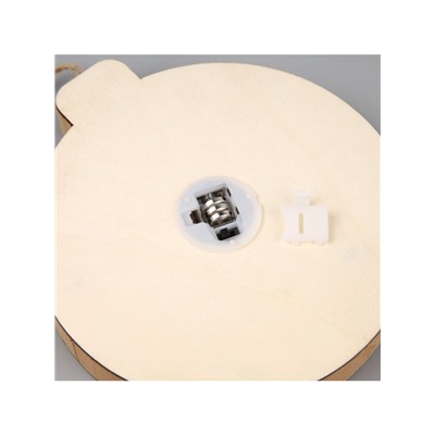 Ёлочная игрушка «Семья снеговиков», 15×16.7 см, 1 LED, от батареек, свечение тёплое белое