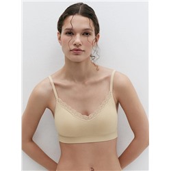 Minimi Топ Mi 1011S French Chic Майка "Топ" (топ на тонких бретелях с вкладышами), PA