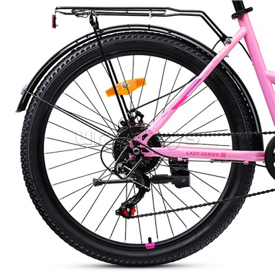 Велосипед 26" Rocket lady Steel 26, цвет розовый, размер 17"