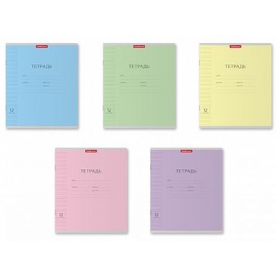 Тетрадь  12л  2 класс узкая линия "Классика Visio" ассорти 35209 ErichKrause