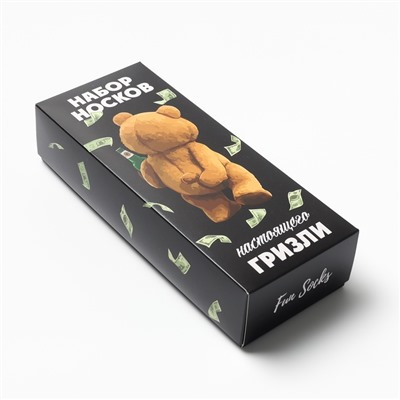 Носки мужские KAFTAN «Гризли», р. 41-44 (27-29 см), набор 5 пар