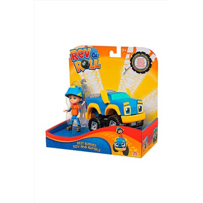 Игрушка Rev&Roll фигрука+машинка (пластик) - Рев и Рамбл Игрушки разных брендов, 267821