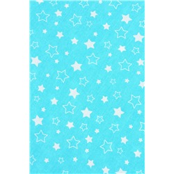 Чехол на подушку для кормления на липучке арт. ЧХ-ПД-К/звездочка-бирюза