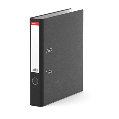 Папка-регистратор 50 мм 4671 мрамор черный с уголками ErichKrause