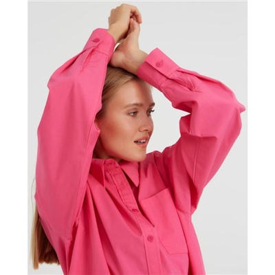 Рубашка женская MINAKU: Casual Collection, размер 48, фуксия