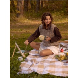 Кружка Flowers, керамика, 350 мл, 15×9×7 см, бежевая