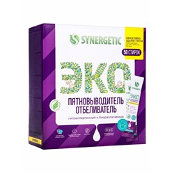 Отбеливатель-пятновыводитель Synergetic, 50 стиков