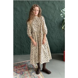 Платье  SEPTEMBER104/01/Бежевый, коричневый