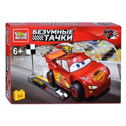 Конструктор "Безумные тачки" 84 дет.