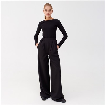 Боди женское MINAKU: Basic line, цвет чёрный, размер 44