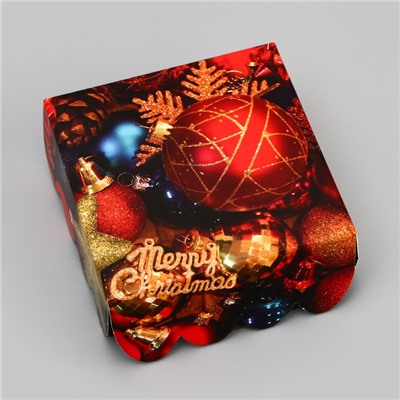 Коробка для печенья «Мир полон чудес», 7×7×3 см, Новый год