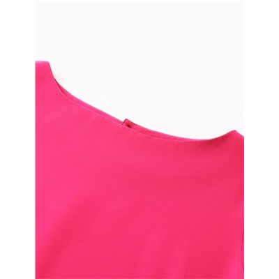 Платье миди женское MINAKU: Casual Collection, розовое, размер 52