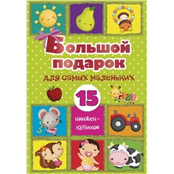 АСТ . "Большой подарок для самых маленьких. 15 книжек-кубиков!"