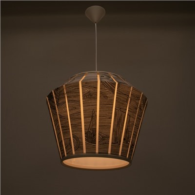 Светильник BayerLux 1673/1WT E27 40 Вт бело-черный 48×48×36-136 см