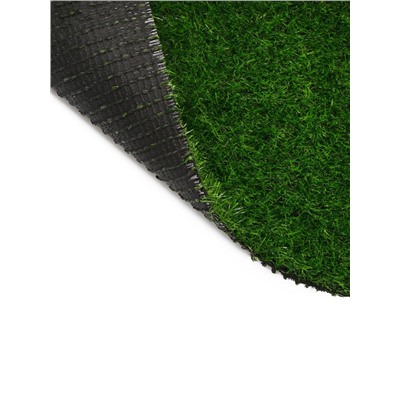 Газон искусственный, ворс 30 мм, 2×5 м, трёхцветный, тёмно-зелёный, Greengo