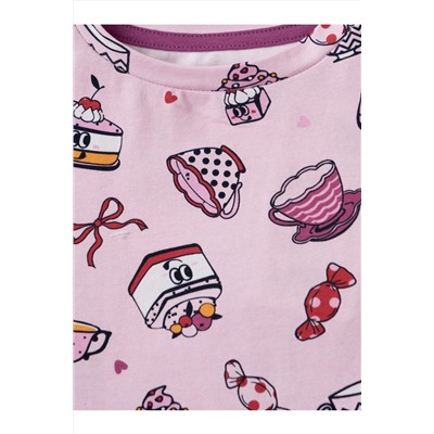 Пижама текстильная для девочек PLAYTODAY, 1239770