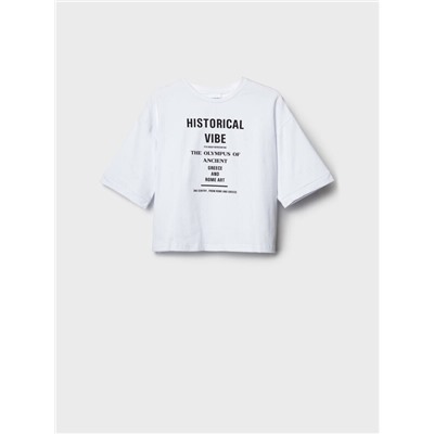 Фуфайка трикотажная для девочек (футболка)