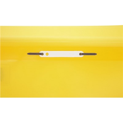 Скоросшиватель А4 пластиковый  желтый 0,18мм 4018 inФОРМАТ