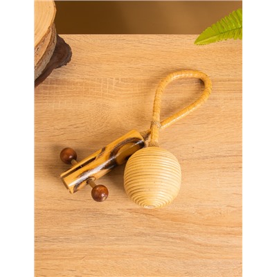 Сувенирный музыкальный инструмент «Маракас-Стучалка», 24×15×7 см