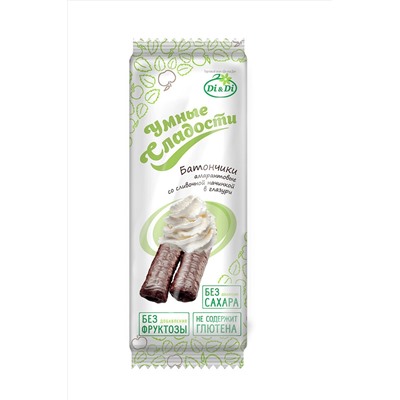 Батончик "УмСладости" с сливочной начинкой 20г ЭКОПРОДУКТЫ, 1187276