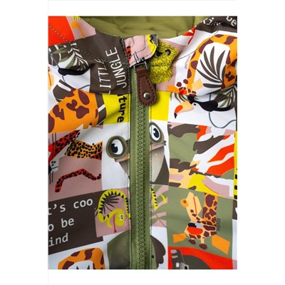 Куртка детская текстильная с полиуретановым покрытием для мальчиков (ветровка) PLAYTODAY, 1240295