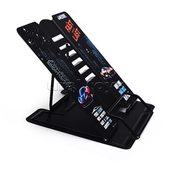 Подставка для учебников и книг "Fast Or Last" 20x19 см, металлическая окрашенная, вес 430 г, с противоскользящими ножками, с полноцветным рисунком, в пластиковом пакете с европодвесом