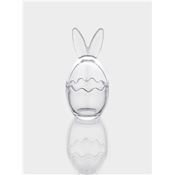 Конфетница «Ушки», 170 мл, 8.3×11.5 см, стекло, прозрачная