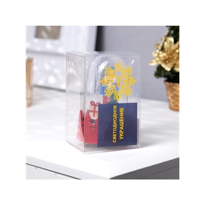 Светодиодная фигура под куполом «Щелкунчик» 6×9.5×6 см, дерево, батарейки LR1130×3 (в комплекте), свечение тёплое белое