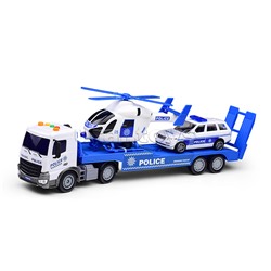 Машина "Полицейский транспорт" (свет, звук) в коробке