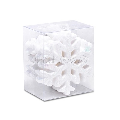 Набор новогодних украшений "Снежный карнавал" (4шт х 10см)