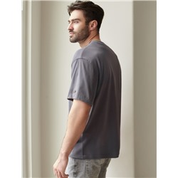 Свободная футболка  с авторским принтом