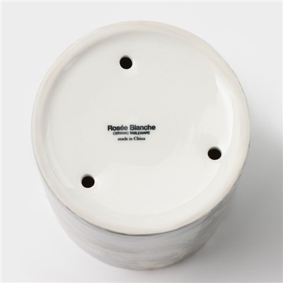 Подставка керамическая для столовых приборов «Вилка-ложка», 13.5×13.5×12.5 см