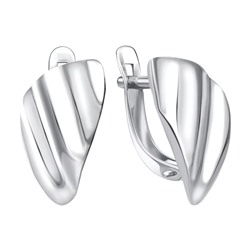 Серьги из серебра без вставки, Л-27934