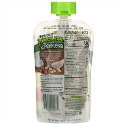 Sprout Organic, Power Pak, 12 Months & Up, Pear with Superblend Berry Banana, 4.0 oz (113 g)
