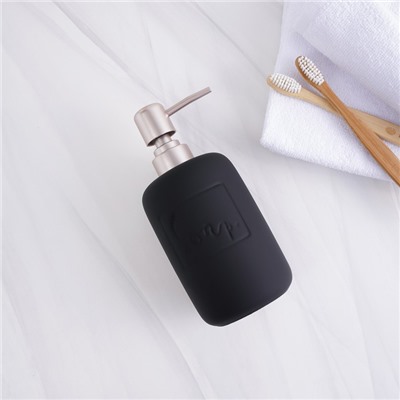 Дозатор для мыла SAVANNA Do it soft, 420 мл, чёрный